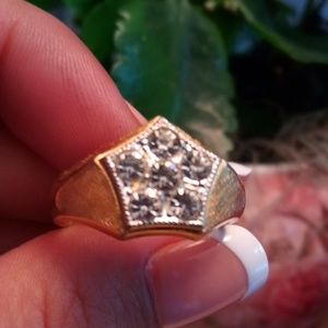 Gold filled ring roughly size 10
